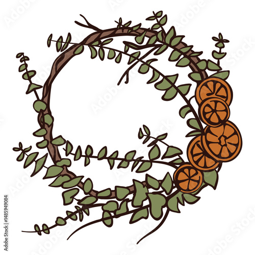 Yule Orange Wreath