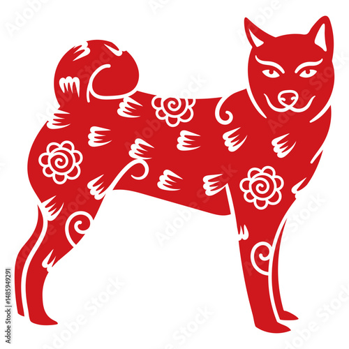 Chinese New Year dog zodiac sign