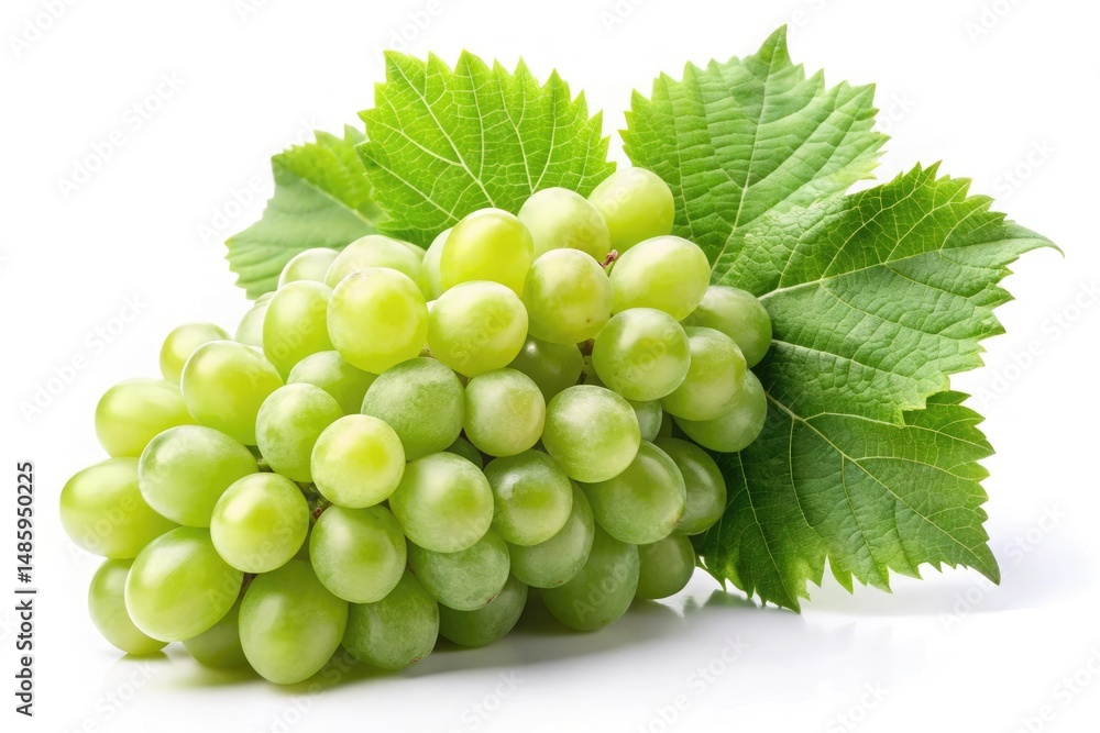 green grapes isolated on white background green grapes isolated on white background