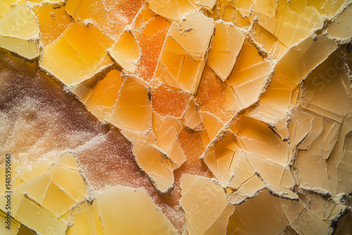 Detailed macro view of lithium bromide powder texture Generative AI