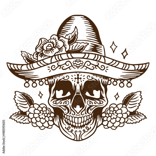 Let's evoke on the Mexican tradition of Day of the Dead