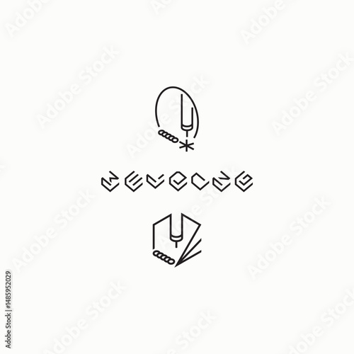 
illustration consisting of an image of the welding process in the form of a symbol or logo