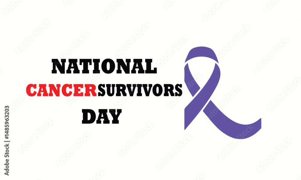 National cancer survivors day 2025 banner National cancer survivors day 2025 banner