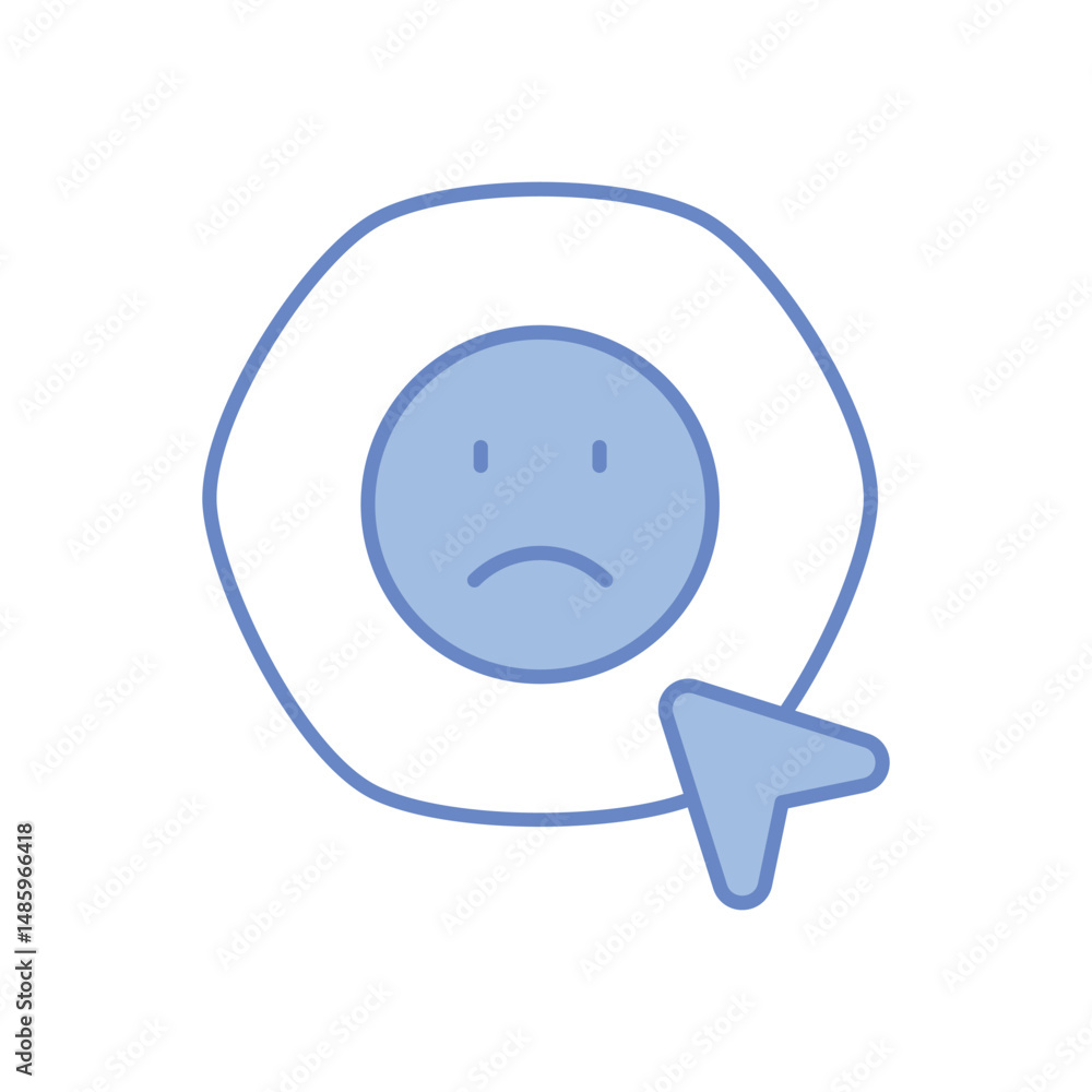 Fototapeta premium Dislike Vector icon