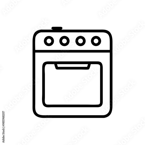 oven icon on transparent background for web and graphic design