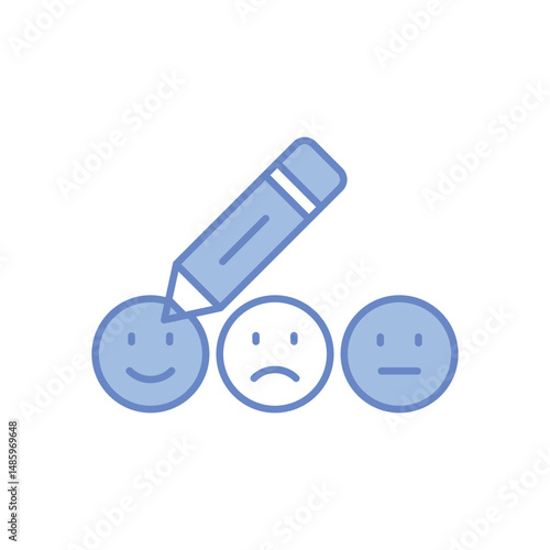 Reaction  Vector icon
