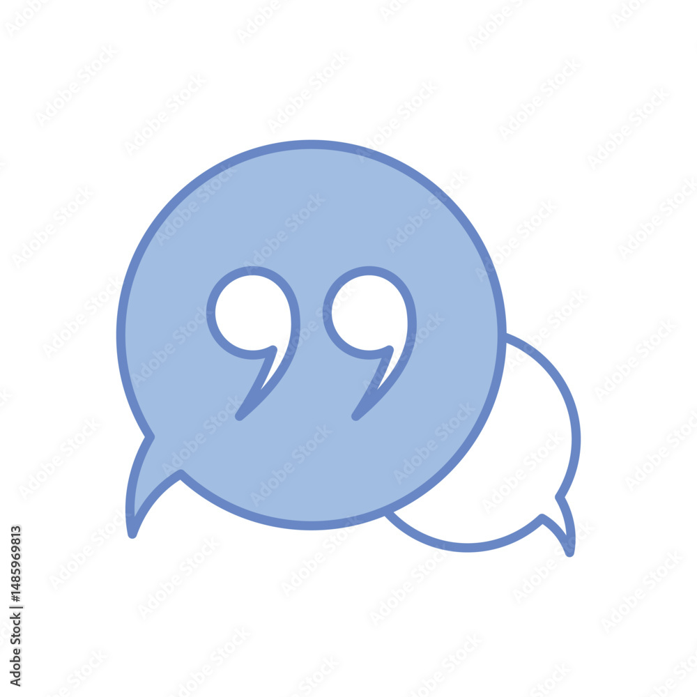 Quotes Vector icon Quotes Vector icon