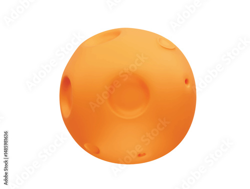 Mars Planet 3D Icon illustration rendering