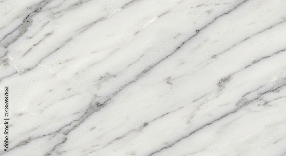 Obraz premium Elegant White Marble Texture with Grey Veining High Resolution Background Image