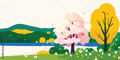 A vivid illustration of a b...