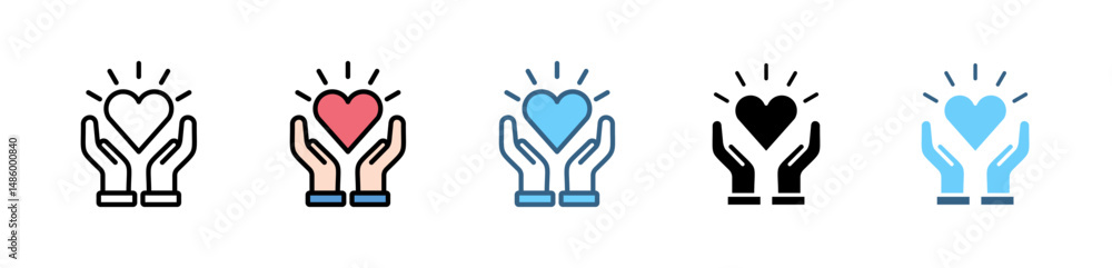 Obraz premium ESTATE PLANNING icons with various styles and colors