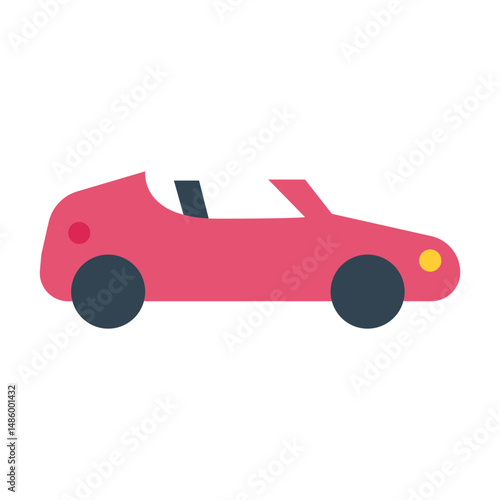 Convertible car icon