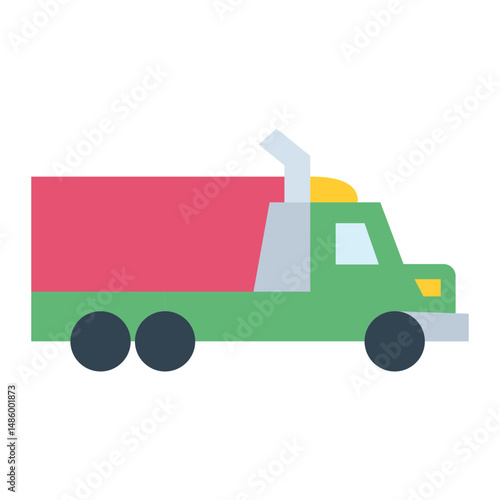 Trailer car icon