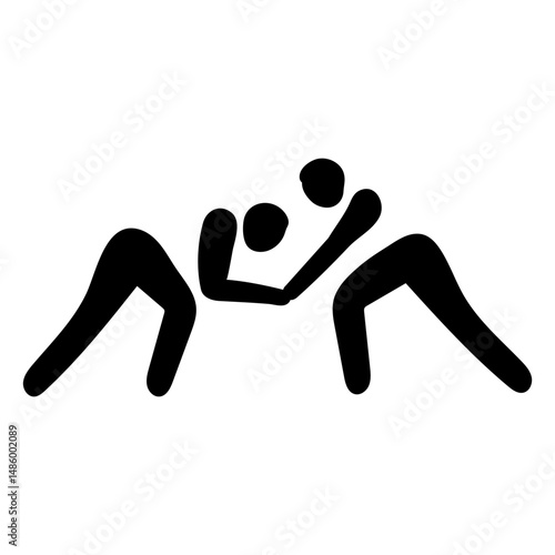 People wrestling sport