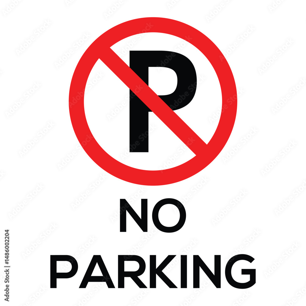 No Parking Sign Set – Vector Collection of Safety and Warning Symbols for Traffic and Gate Areas, vector illustration. No Parking Sign Set – Vector Collection of Safety and Warning Symbols for Traffic and Gate Areas, vector illustration.