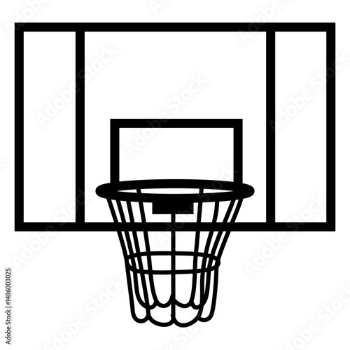 Basketball backboard stroke