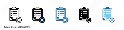 GUIDELINE icons with various styles and colors