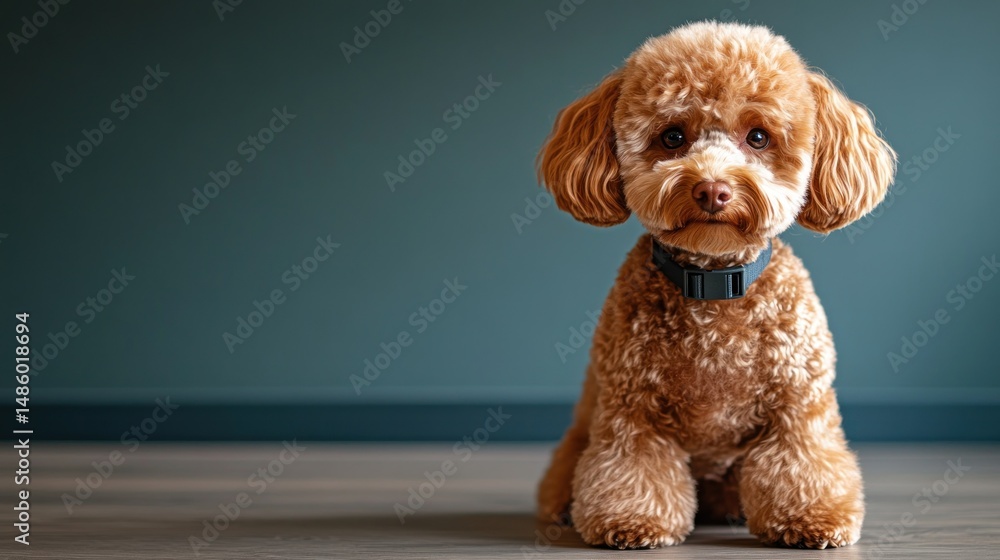 Adorable little apricot poodle Adorable little apricot poodle
