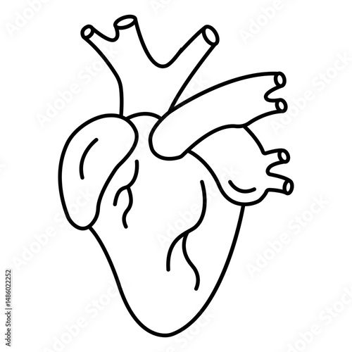 Human heart stroke