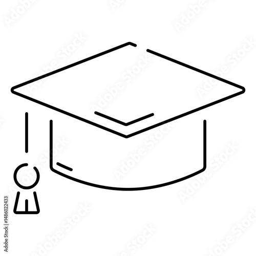 Graduation cap for graduating from college