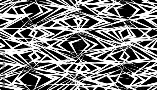 Black and white abstract and grunge pattern for modern background and jersey design. Vector Format Illustration. Fully editable vector element. 