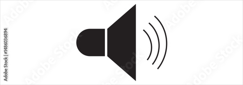 Set of speaker icon. Volume icon. silent icon symbol. Plush sign. sound icons 