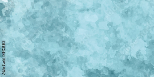 Blue watercolor background with abstract cloudy sky concept. Abstract blue watercolor background. Blue sky background with clouds.
