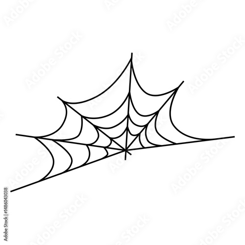 Cobweb thin line icon