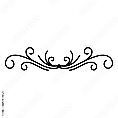 Decoration lace florish design