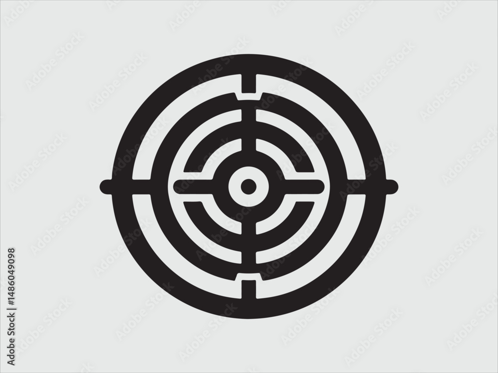 Target icon. Target Line Icon Design, Target and Goal abstract Vector icon single file Target icon. Target Line Icon Design, Target and Goal abstract Vector icon single file