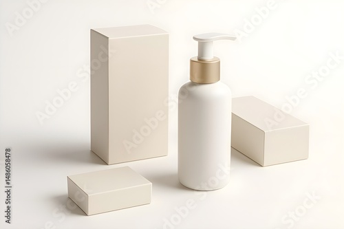 white cosmetic container
