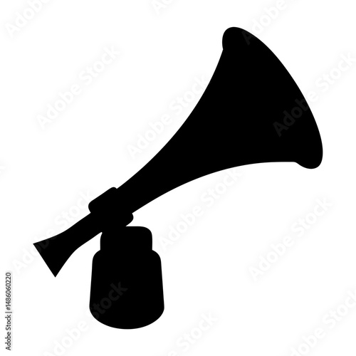 Silhouette of a breast pump, essential tool for breastfeeding mothers and newborns