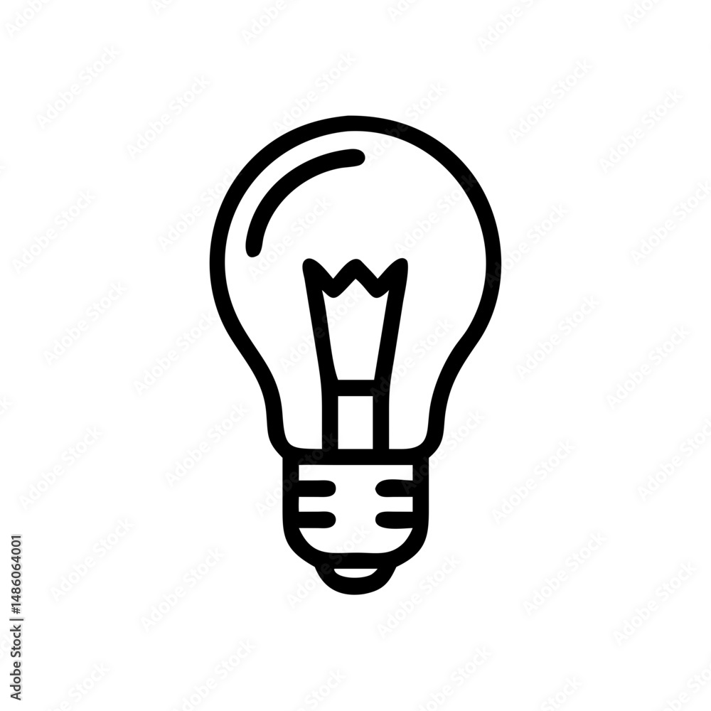 Icon of a Light Bulb Icon of a Light Bulb