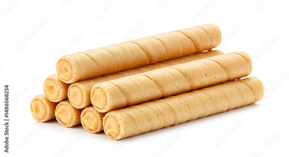 Crispy Wafer Rolls Delicious Snack Food, Perfect for Sharing Crispy Wafer Rolls Delicious Snack Food, Perfect for Sharing