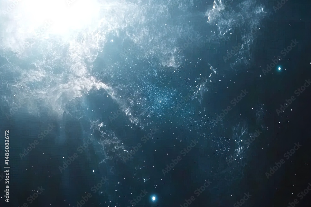 Obraz premium Nebulae, stars, cosmic space