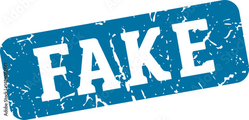 fake rectangular sign. fake stamp