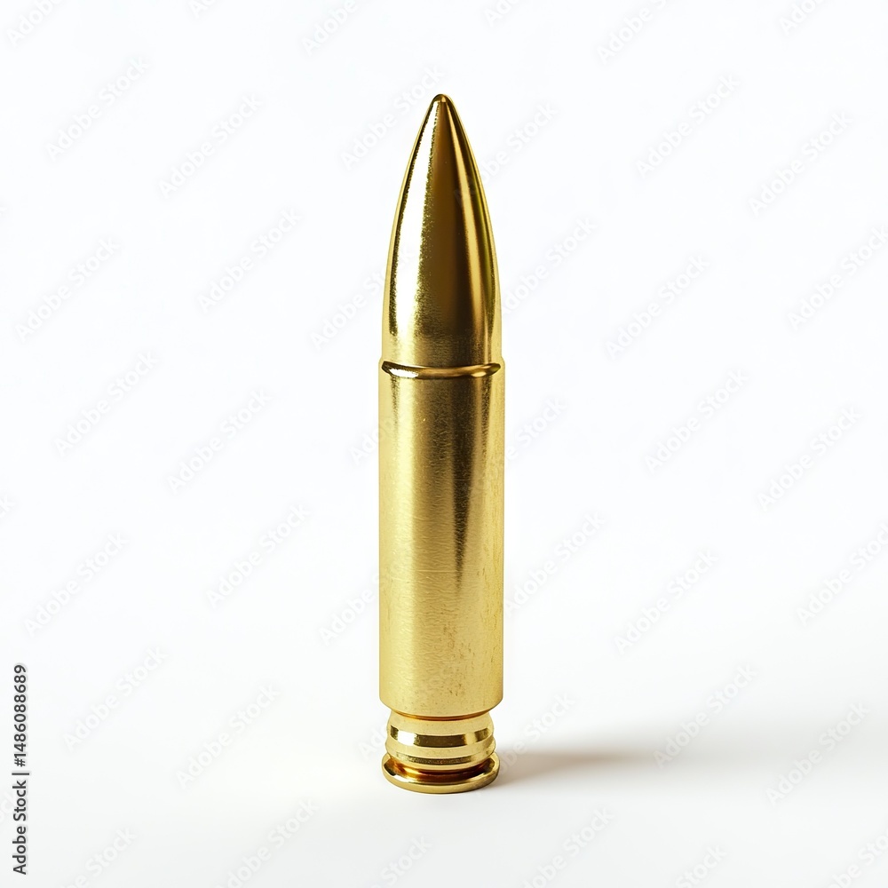 Photo of bullet Isolated on white background Photo of bullet Isolated on white background