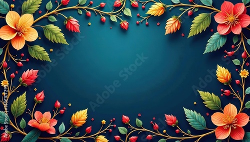 Intricate floral damask, swirling vines and leaves , luxury, elegant