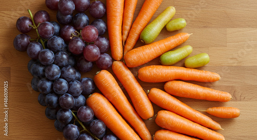 Fresh Carrots: Vibrant Root Vegetable Ingredient
