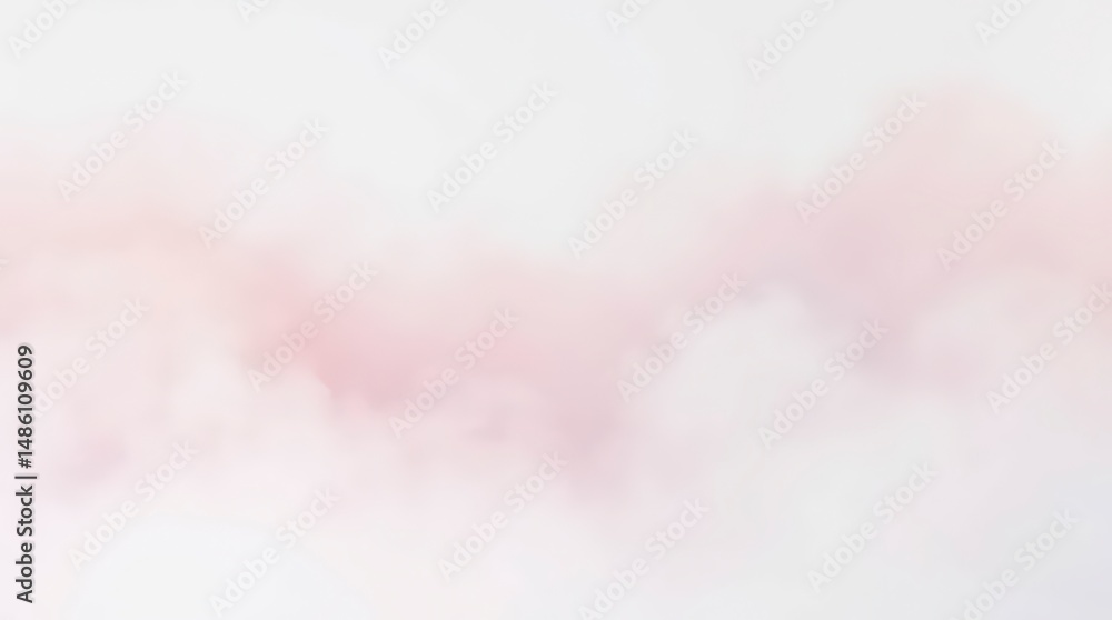 Fototapeta premium Soft Pink and White Cloudscape