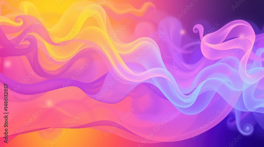 Abstract Swirling Colors Background Abstract Swirling Colors Background