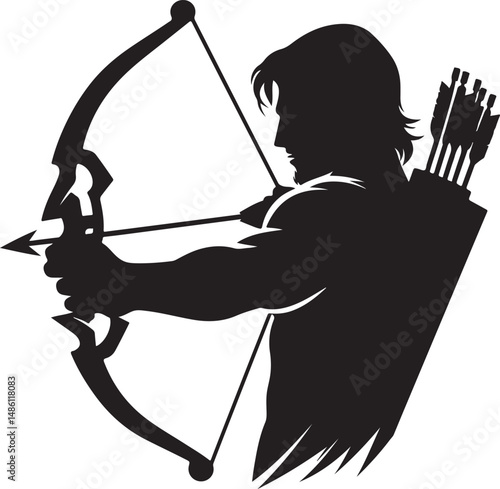 archer vector silhouette