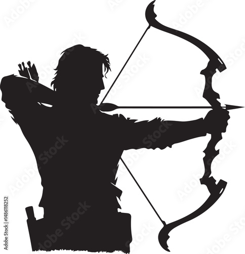 archer vector silhouette