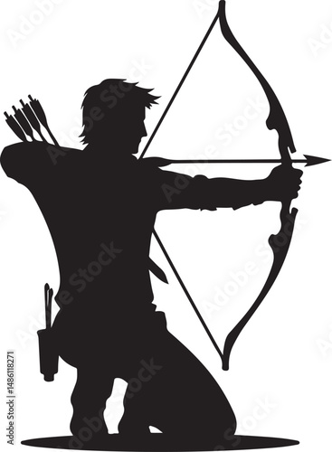 archer vector silhouette