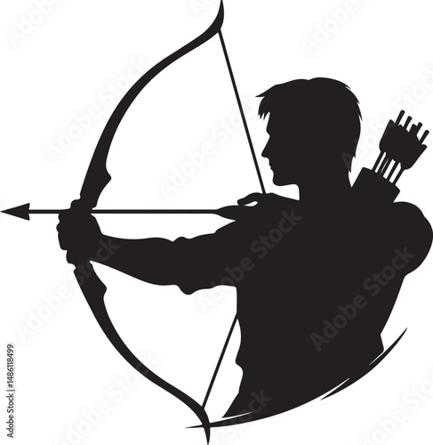 archer vector silhouette
