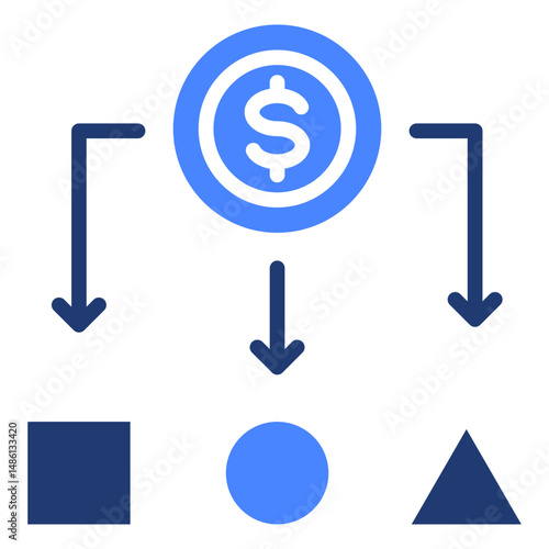 Cost Allocation Icon