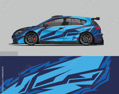 Car wrap design Template ,