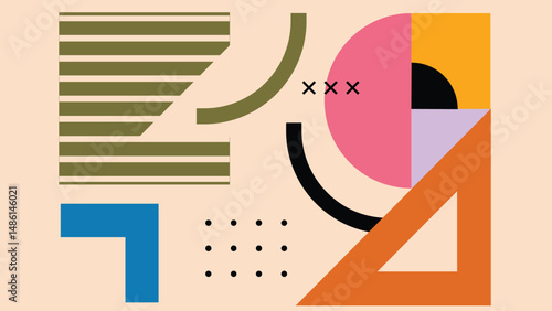 Colorful Modern Abstract Background