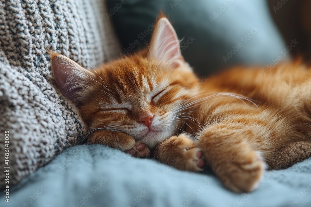 Cat Peacefully Napping on a Persons Lap While They Work on a Computer at Home in a Cozy Environment Cat Peacefully Napping on a Persons Lap While They Work on a Computer at Home in a Cozy Environment