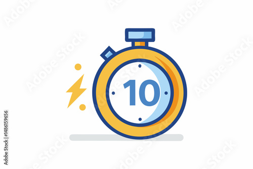 stopwatch icon showing seconds marked